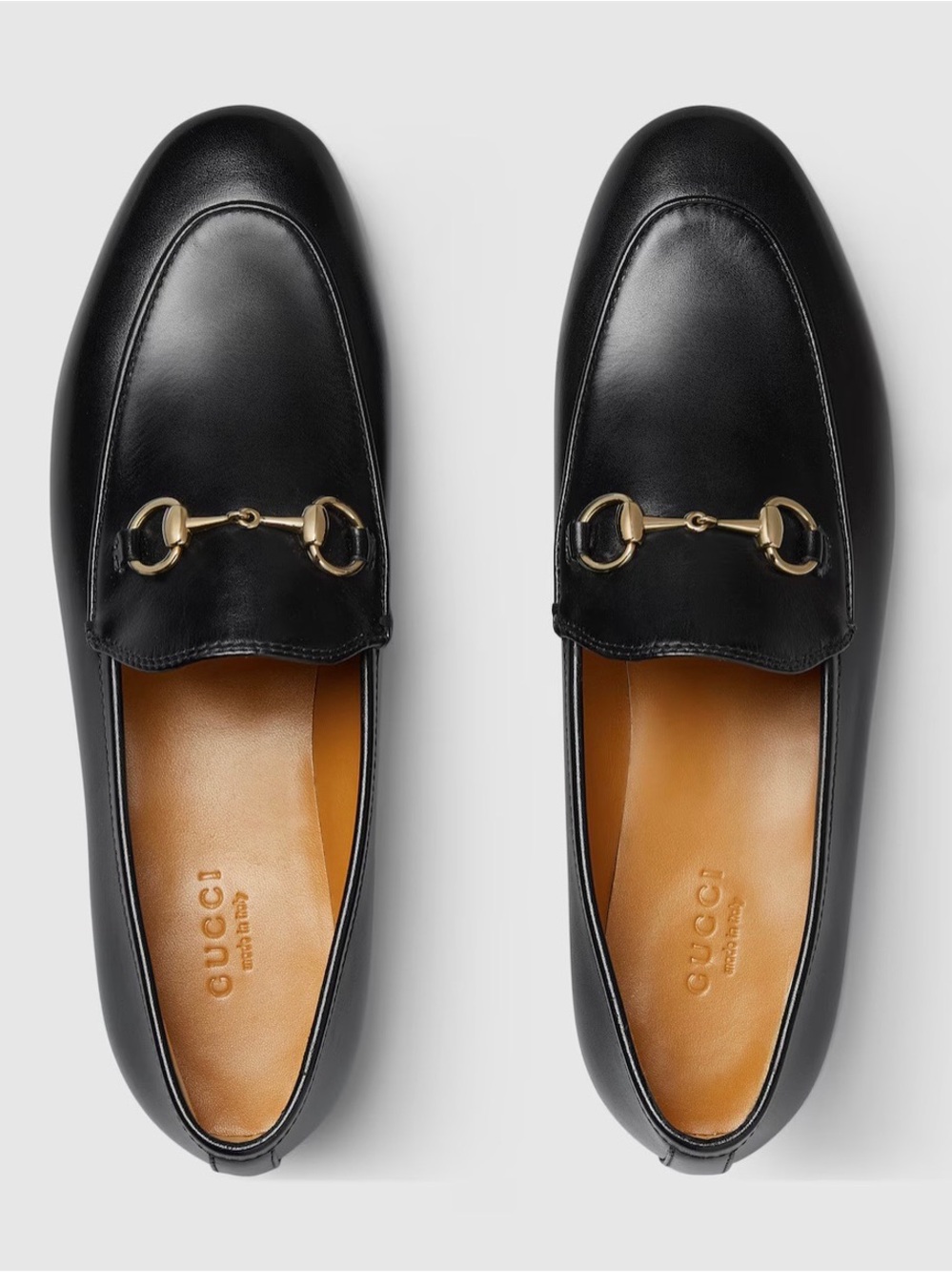 #S17 Gucci 1953 Horsebit Leather Loafers Black (Retail $1,380 CAD)